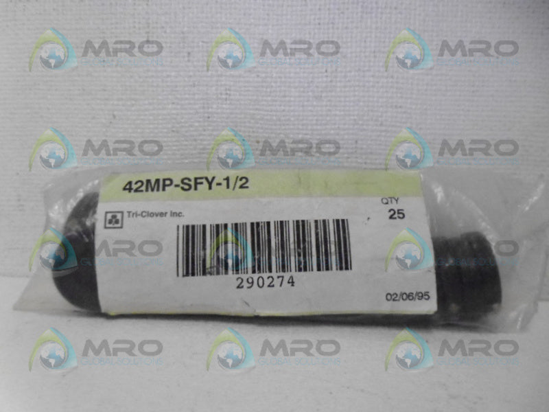 TRICLOVER 42MP-SFY-1/2 GASKETS (PK OF 25) *NEW IN FACTORY BAG*