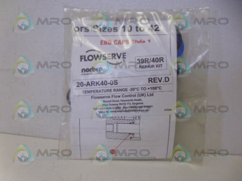 FLOWSERVE 20-ARK40-0S REV D REPAIR KIT  NSMP