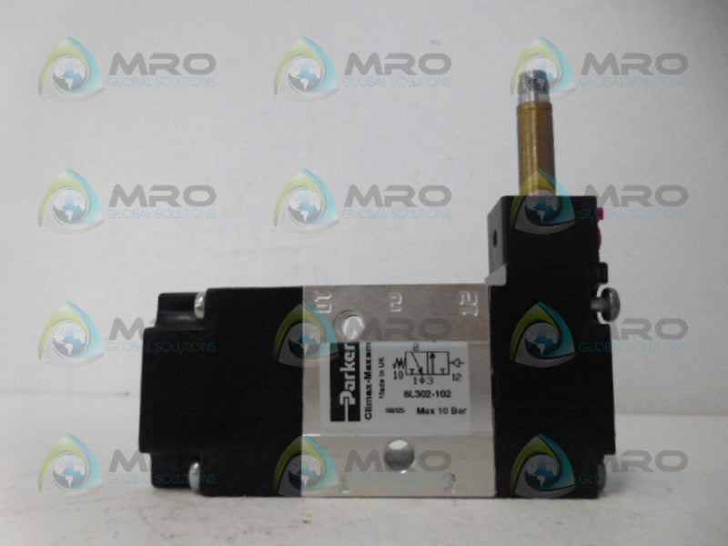 PARKER 8L302-102 SOLENOID/SPRING VALVE *NEW NO BOX*