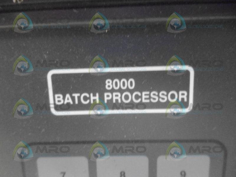 SCHLUMBERGER 8000 BATCH PROCESSOR *USED*