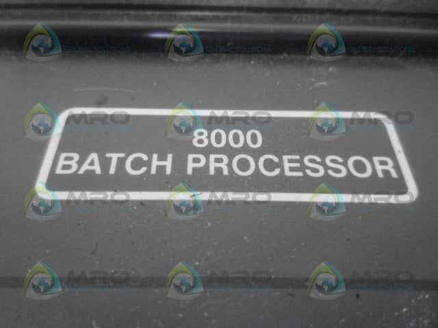 SCHLUMBERGER 8000 BATCH PROCESSOR (AS PICTURED) *USED*