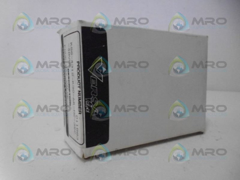 VERSA KSG-4312-K30-6K-HC-3BC-48VDC 4-WAY VALVE *NEW IN BOX*