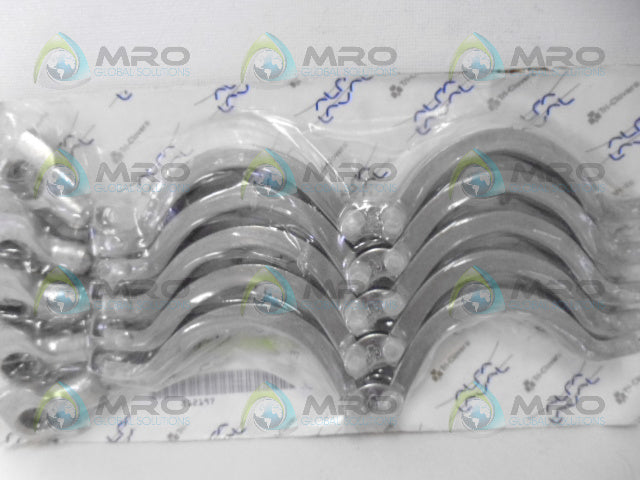 TRI-CLOVER 13MHHM-21/2-S SANITARY CLAMP (PK OF 5) *NEW IN ORIGINAL PACKAGING*