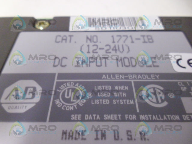 ALLEN BRADLEY 1771-IB INPUT MODULE *NEW IN BOX*
