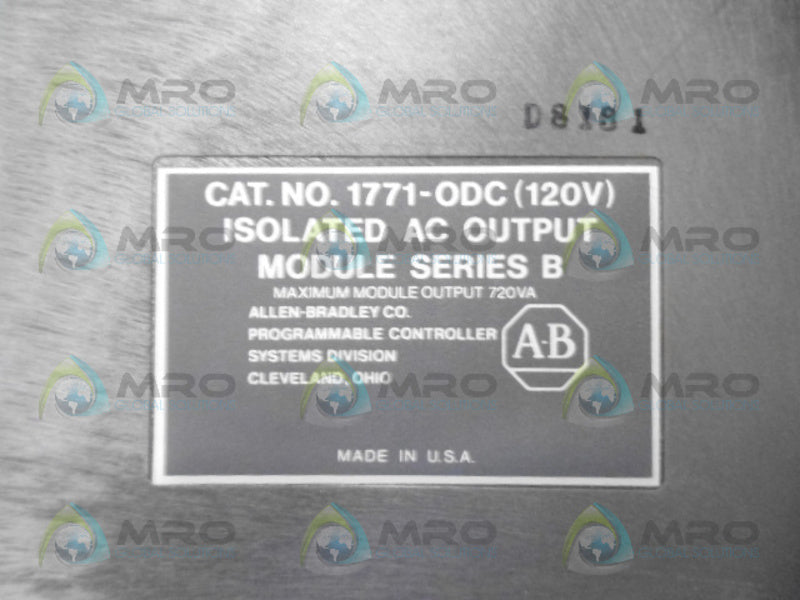 ALLEN BRADLEY 1771-OD SER. C *NEW IN BOX*