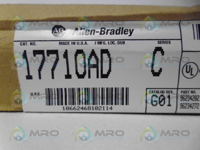 ALLEN BRADLEY 1771-OAD SER. C DATE: 2001 *FACTORY SEALED*