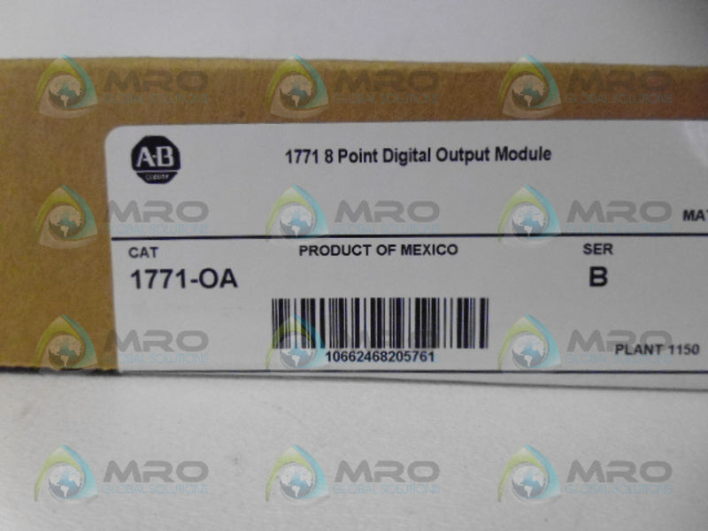 ALLEN BRADLEY 1771-OA SER. B DATE: 2014 *FACTORY SEALED*