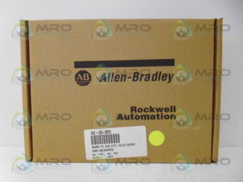 ALLEN BRADLEY 1771-0A SER. B AC OUTPUT MODULE *NEW IN BOX*