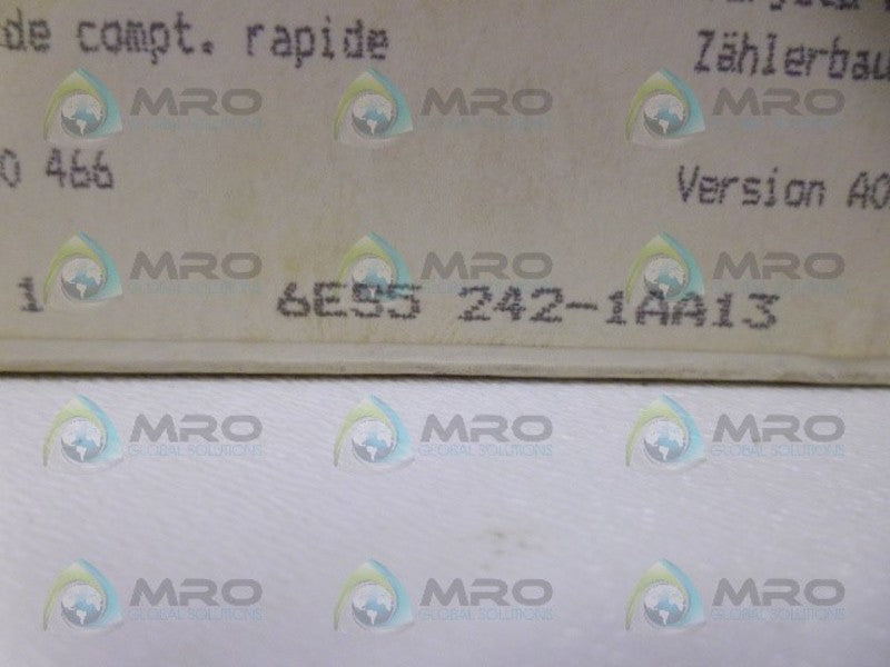 SIEMENS SIMATIC S5 6ES5242-1AA13 COUNTER MODULE *NEW IN BOX*