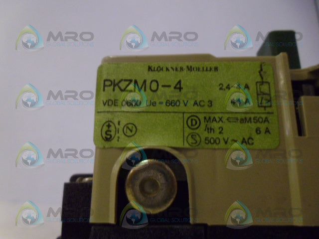 KLOCKNER MOELLER PKZM0-4 MANUAL MOTOR STARTER *NEW IN BOX*