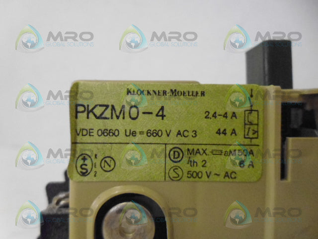 KLOCKNER MOELLER PKZM0-4 MANUAL MOTOR STARTER *NEW NO BOX*