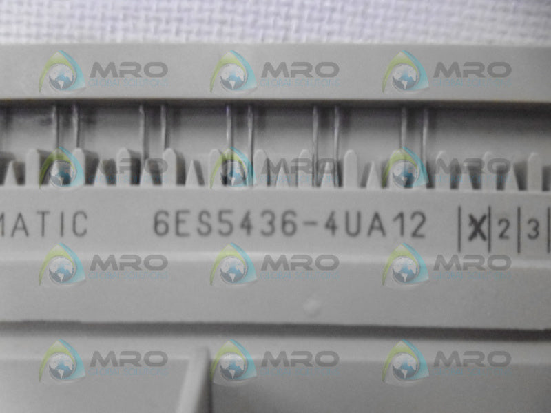 SIEMENS SIMATIC 6ES5436-4UA12 INPUT MODULE  UNMP