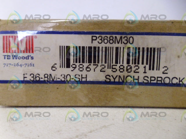 TB WOODS P368M30 PULLEY *NEW IN BOX*