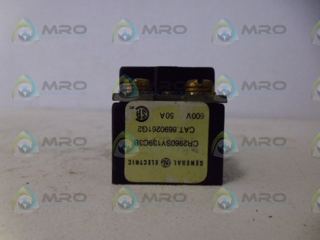 GENERAL ELECTRIC CR2960SY139C3B TERMINAL BLOCK *USED*