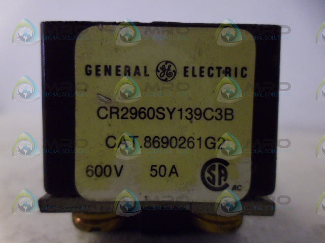GENERAL ELECTRIC CR2960SY139C3B TERMINAL BLOCK *USED*