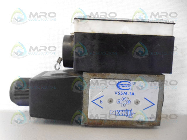 CONTINENTAL HYDRAULICS VS5M-1A-GBL260L-J DIRECTIONAL VALVE *NEW NO BOX*