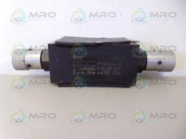 PARKER FM220 FM2-20FZ HYDRAULIC FLOW CONTROL VALVE *NEW NO BOX*