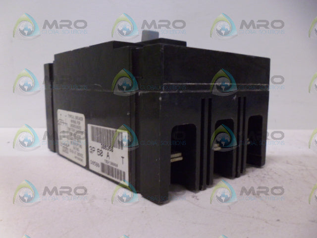 GENERAL ELECTRIC TED136060 CIRCUIT BREAKER 60A *USED*