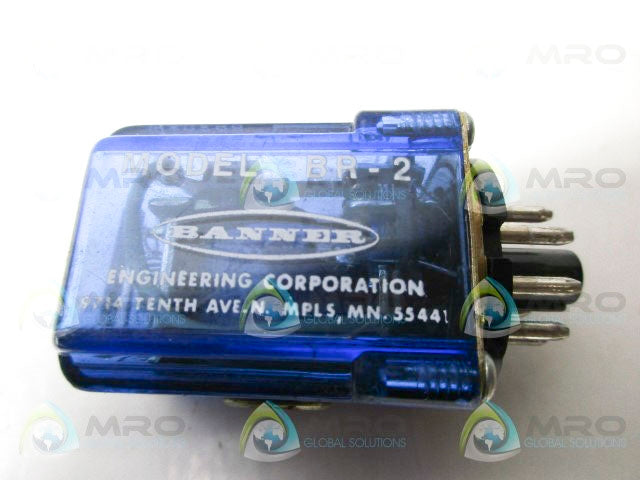BANNER ENGINEERING BR2 RELAY *USED