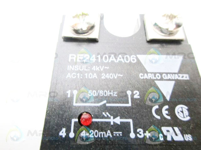 CARLO GAVAZZI RE2410AA06 RELAY NSMP