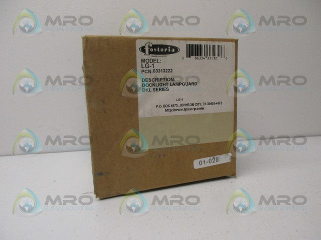 FOSTORIA LG-1 DOCKLIGHT LAMPGUARD *FACTORY SEALED*