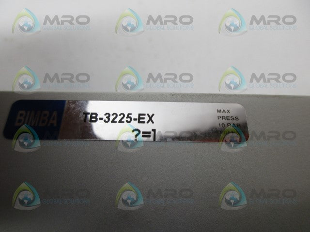 BIMBA TB-3225-EX TWIN BORE AIR CYLINDER ACTUATOR *NEW NO BOX*