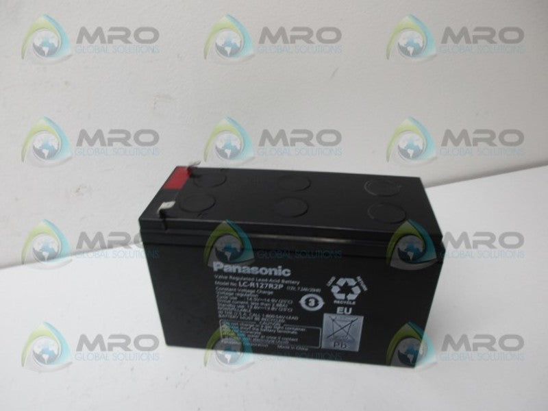 PANASONIC LC-R127R2P VALVE LEAD ACID REGULATED BATTERY *NEW NO BOX*