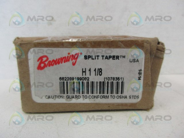 BROWNING 1078351 H SPLIT TAPER BUSHING 1-1/8" *NEW IN BOX*