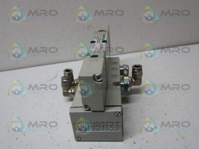 NUMATICS 052BBD3AMN00061 DOUBLE PNEUMATIC SOLENOID VALVE *USED*