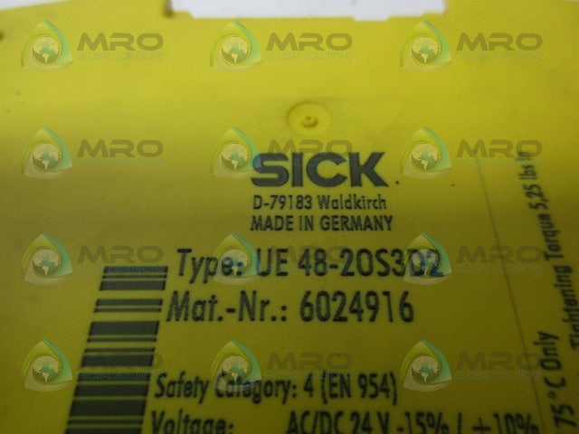 SICK UE48-20S3D2 *USED*