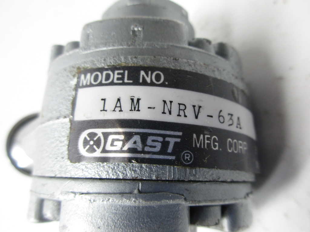 GAST 1AM-NRV-63A REVERSIBLE AIR MOTOR*USED*