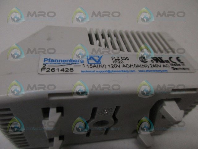 PFANNENBERG FLZ530 THERMOSTAT *USED*