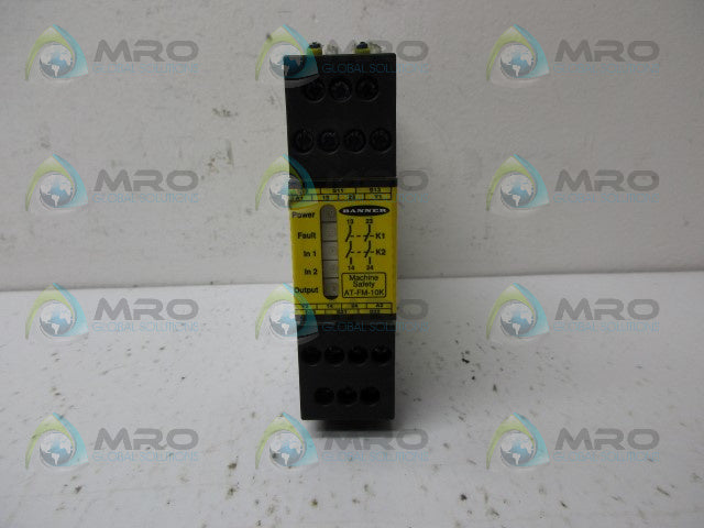 BANNER ENGINEERING AT-FM-10K TWO HAND CONTROL MODULE *USED*