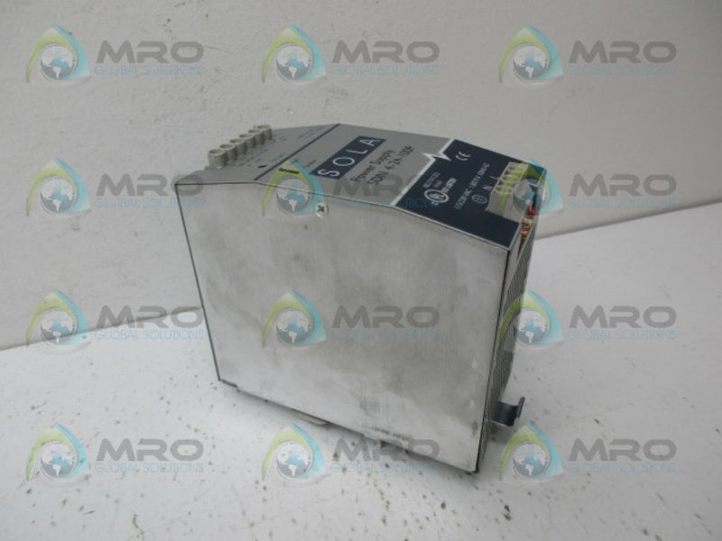 SOLA SDN4-24-100P POWER SUPPLY *USED*
