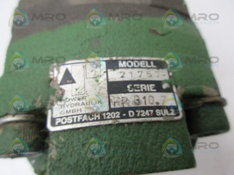 INDUSTRIAL MRO 21751 POWER HYDRAULIC *USED*