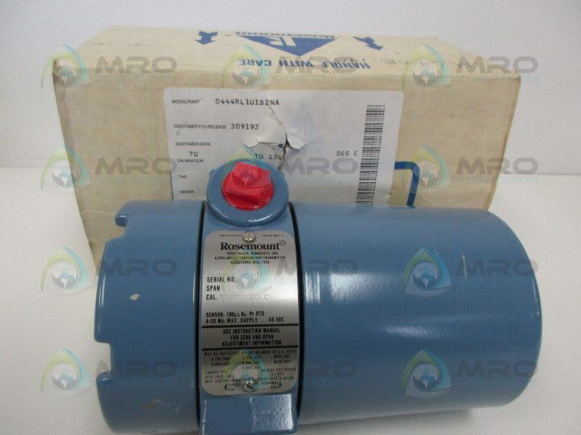 ROSEMOUNT 0444RL1U1B2NA TEMPERATURE TRANSMITTER *NEW IN BOX*