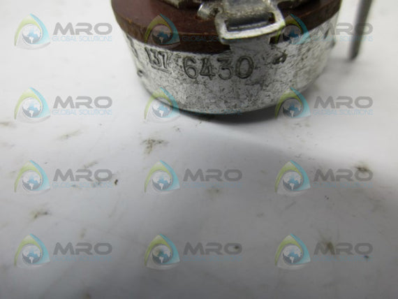 INDUSTRIAL MRO 6430 POTENTIOMETER *USED*