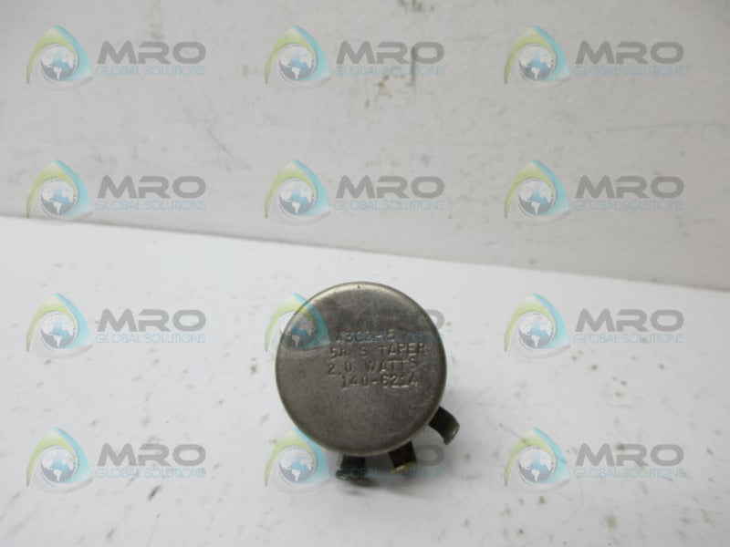 INDUSTRIAL MRO 43C2-5 POTENTIOMETER *USED*