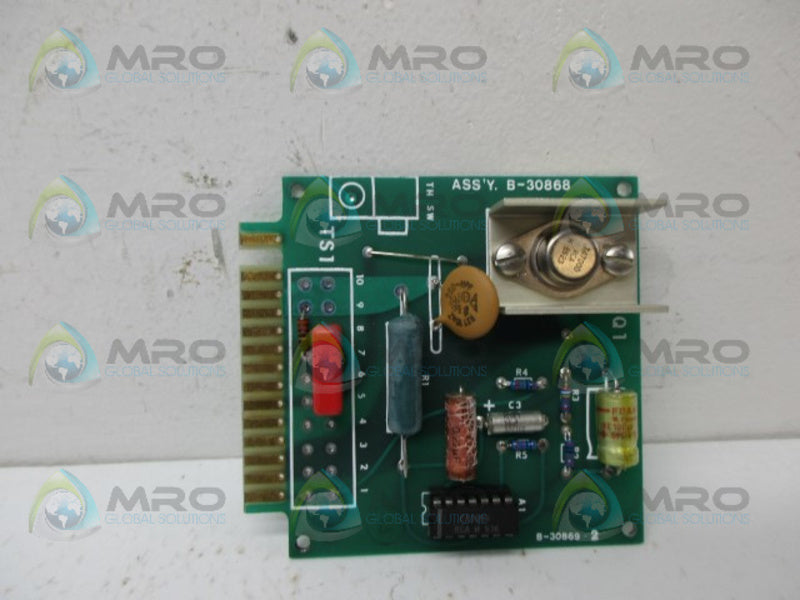 TELEDYNE B-30868 TEMPERATURE CONTROL BOARD *USED*