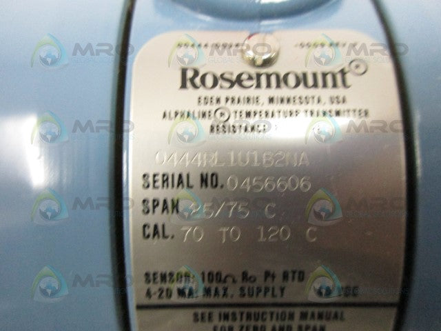 ROSEMOUNT 0444RL1U1B2NA TEMPERATURE TRANSMITTER *NEW IN BOX*