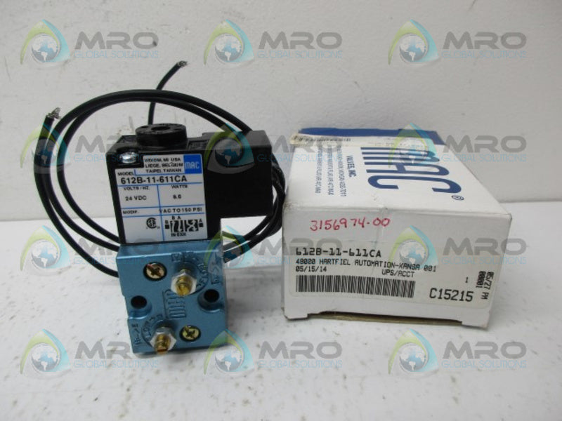 MAC 612B-11-611CA SOLENOID VALVE NSMP