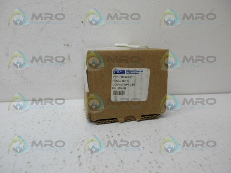 WIKA 9318186 PRESSURE GAUGE NSMP
