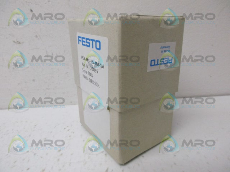 FESTO PEN-M5-PS-M8-SA PNEUMATIC PRESSURE SWITCH * FACTORY SEALED *