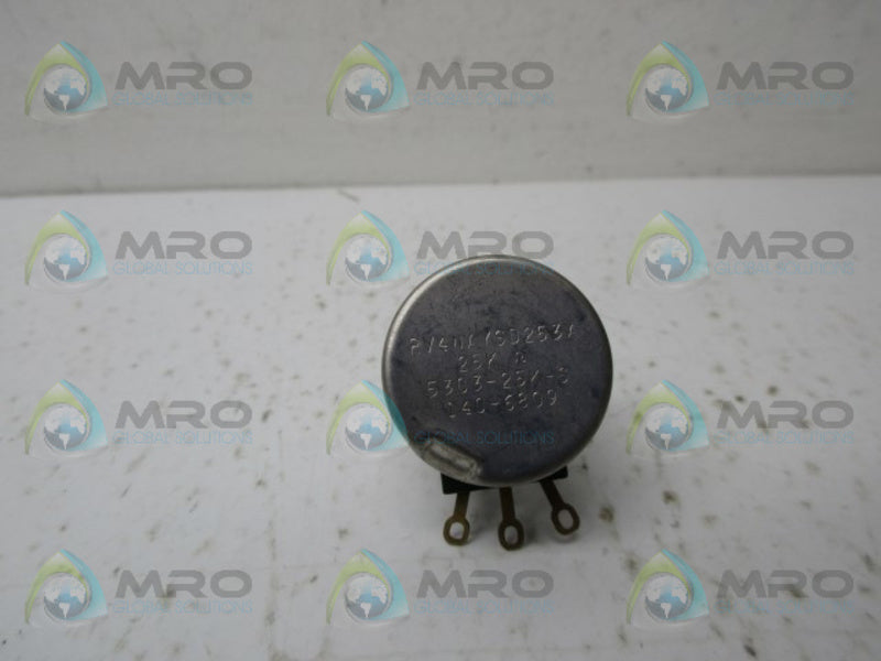 INDUSTRIAL MRO RV4NAY5D253A POTENIOMETER *USED*