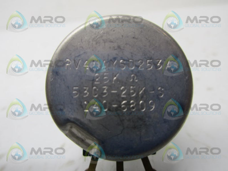 INDUSTRIAL MRO RV4NAY5D253A POTENIOMETER *USED*