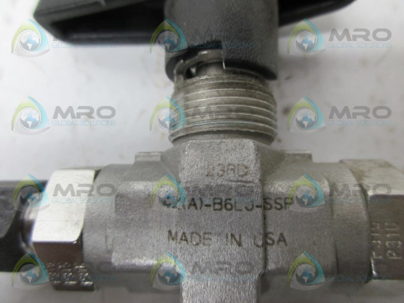 PARKER 4Z-B6LJ-SSP BALL VALVE *NEW IN BOX*