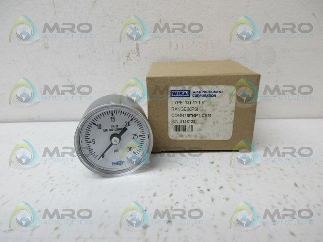 WIKA 9118128 PRESSURE GAUGE *NEW IN BOX*