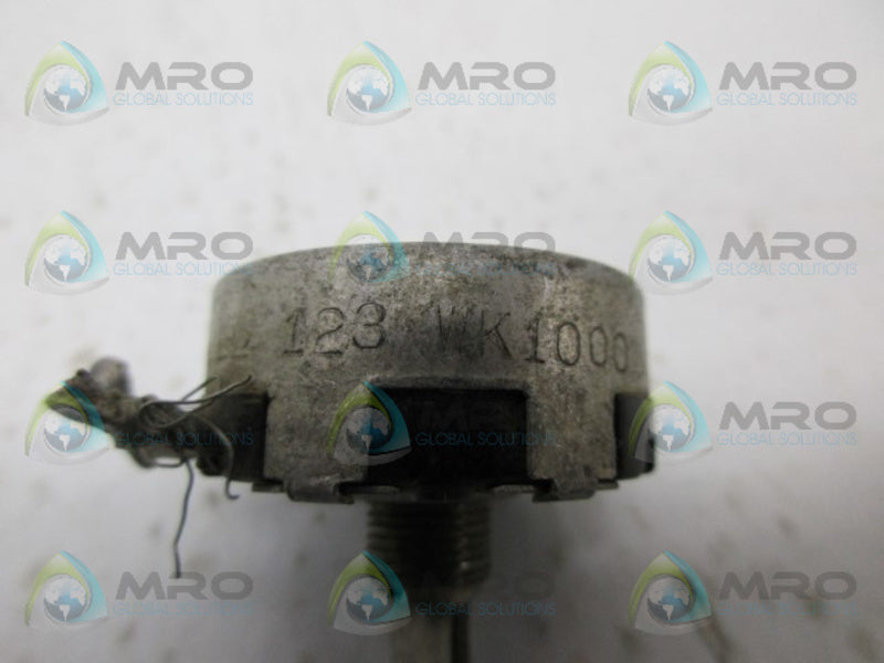 INDUSTRIAL MRO 123 WK1000 POTENTIOMTER *USED*