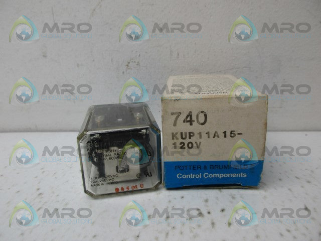 POTTER & BRUMFIELD KUP-11A15-120 RELAY 120V *NEW IN BOX*