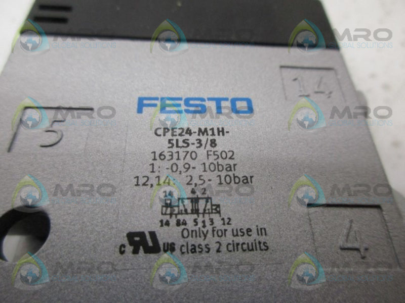FESTO CPE24-M1H-5LS-3/8 SOLENOID VALVE  NSMP